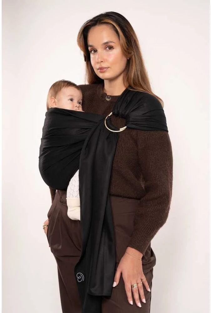 LOVE RADIUS No Knot Woven Wrap, Noir