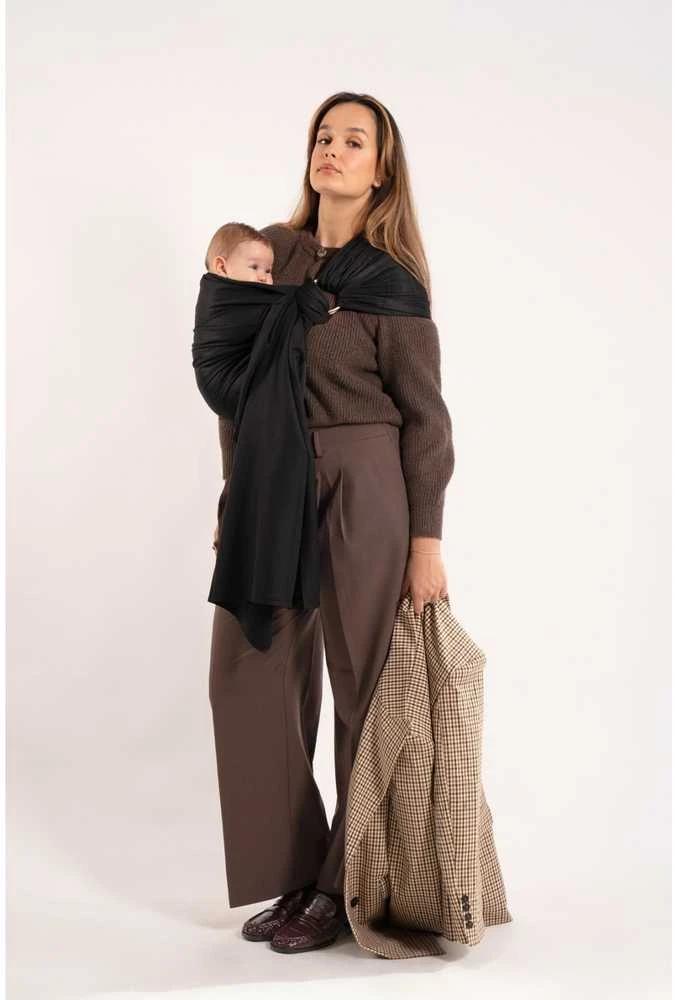 LOVE RADIUS No Knot Woven Wrap, Noir