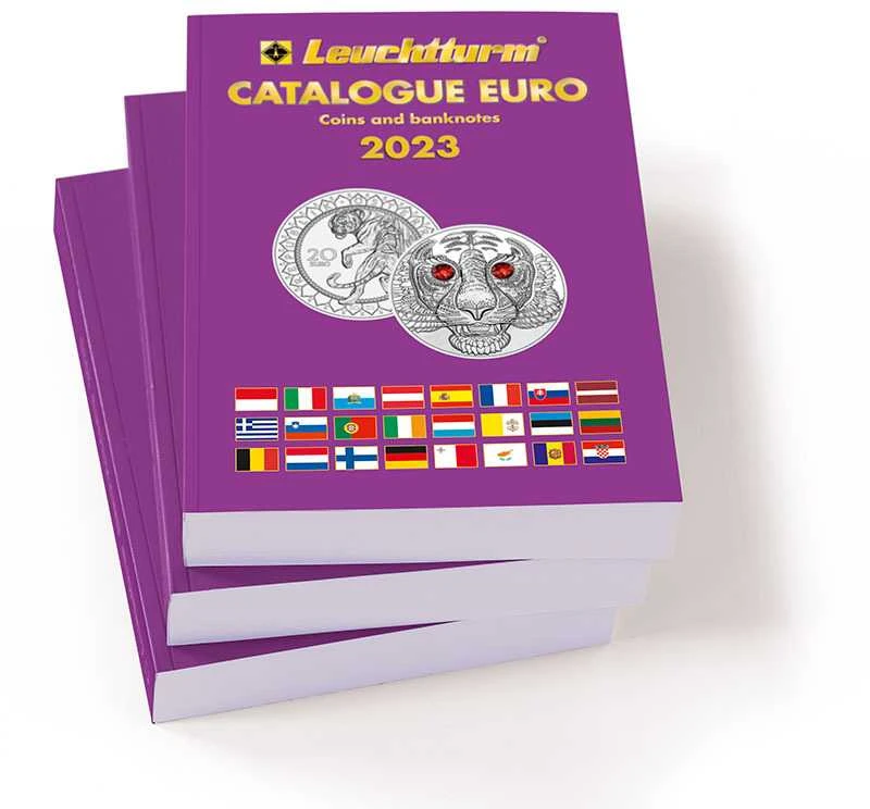 2023 Euro monetų ir banknotų katalogas