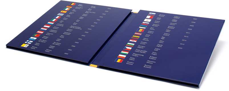 Albumas Euro monetoms Presso