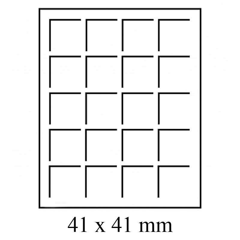 Dėklai Cargo S6 lagaminams (Vokietija) (50 x 50 mm (QUADRUM))