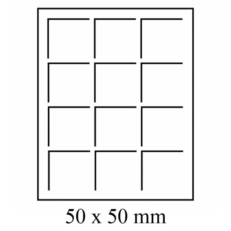 Dėklai Cargo S6 lagaminams (Vokietija) (50 x 50 mm (QUADRUM))