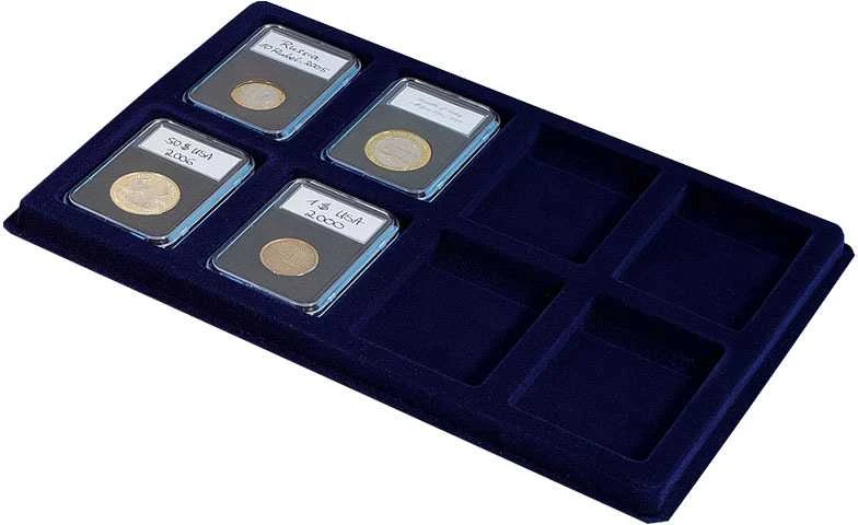 Dėklai CARGO TAB Large - mėlyni (38 x 38 mm)