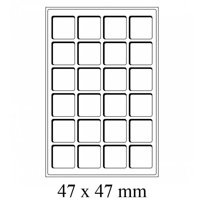 Dėklai CARGO TAB Large - mėlyni (38 x 38 mm)