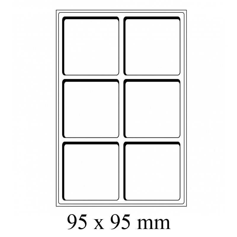 Dėklai CARGO TAB Large - mėlyni (38 x 38 mm)