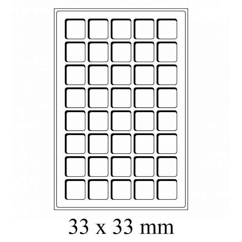 Dėklai CARGO TAB Large - mėlyni (38 x 38 mm)