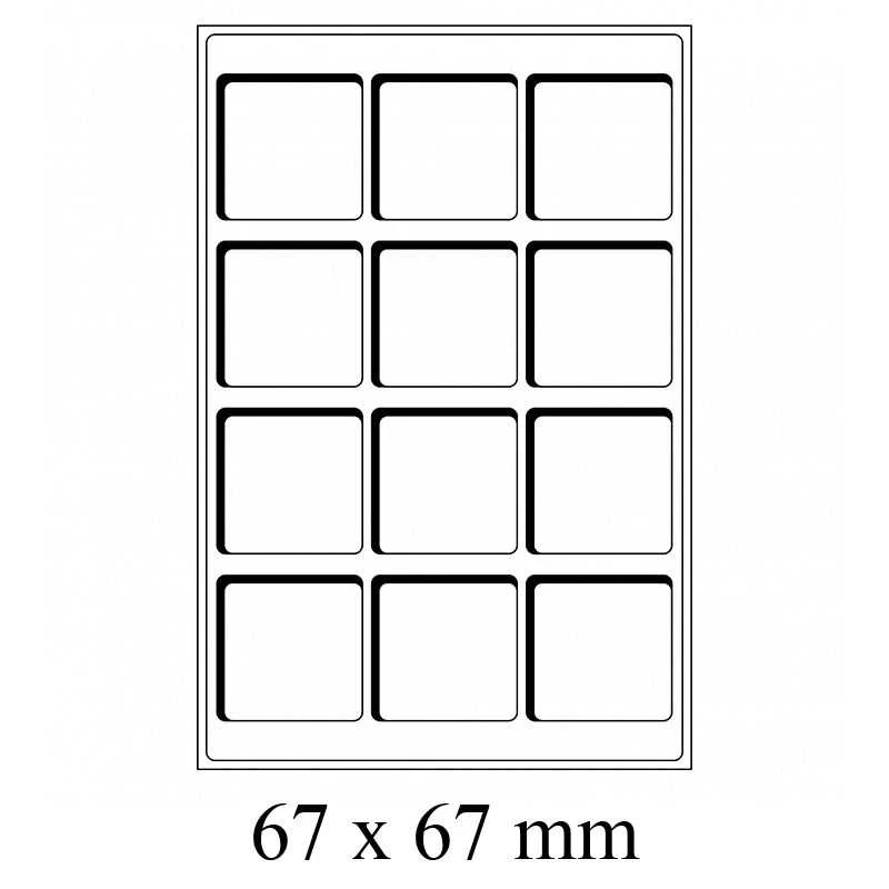 Dėklai CARGO TAB Large - mėlyni (Vokietija) (22 x 22 mm)