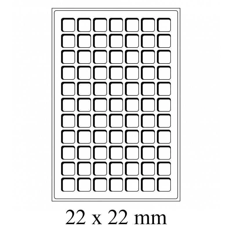 Dėklai CARGO TAB Large - mėlyni (38 x 38 mm)