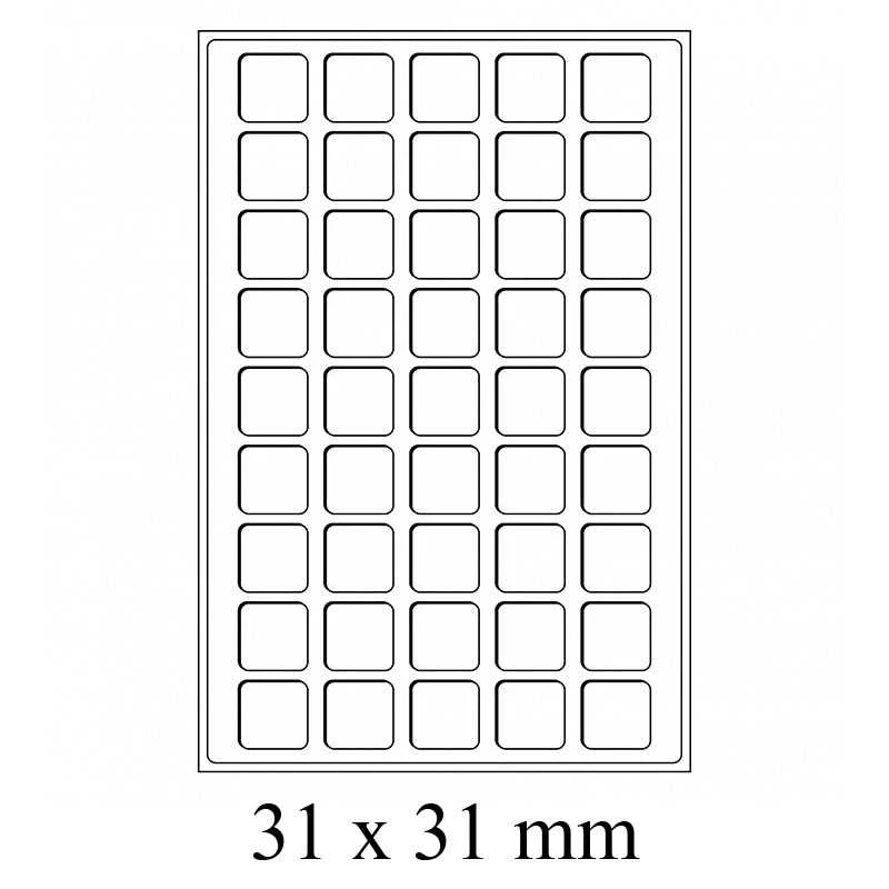 Dėklai CARGO TAB Large - mėlyni (Vokietija) (31 x 31 mm)