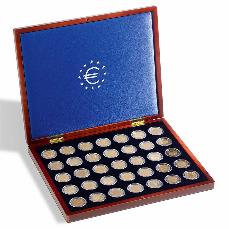 Dėžutė proginėms 2 eurų monetoms