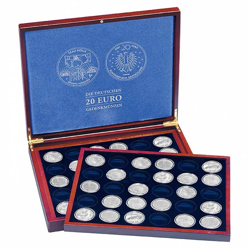Dėžutė proginėms Vokietijos 20 eurų monetoms Volterra Quattro de Luxe