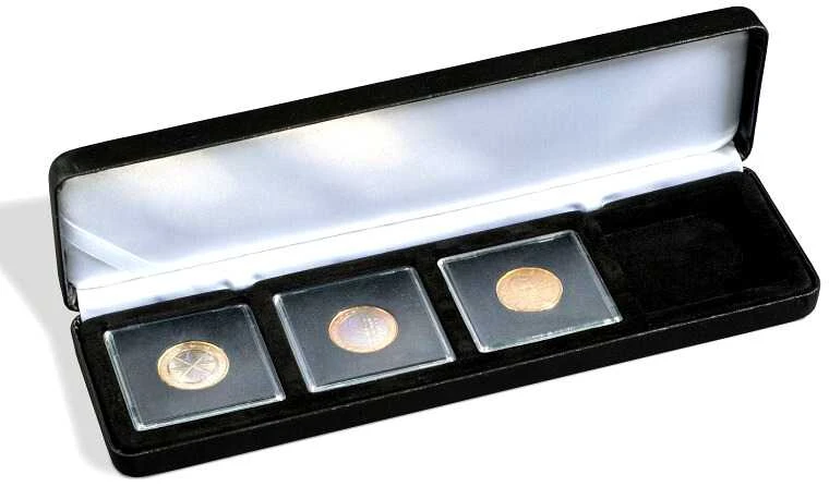 Dėžutės monetoms Quadrum kapsulėse (2 x Quadrum kapsulėms)