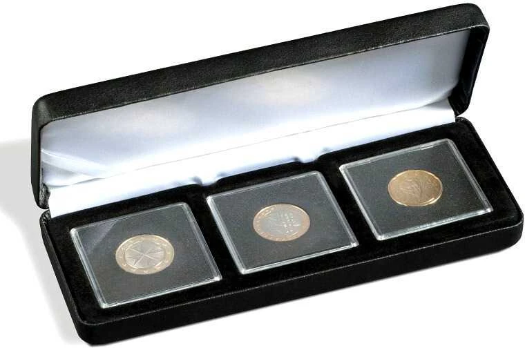 Dėžutės monetoms Quadrum kapsulėse (2 x Quadrum kapsulėms)