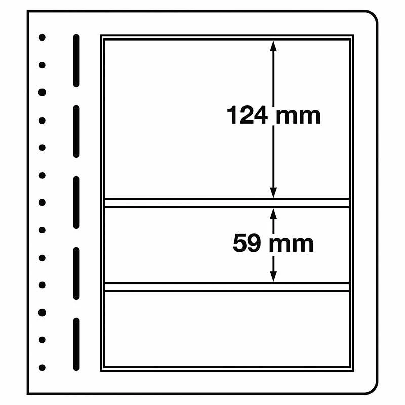 Filateliniai lapai Lighthouse "LB" (Vokietija) (LB2 Vert 100 x 293 mm.)
