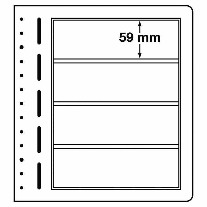 Filateliniai lapai Lighthouse "LB" (Vokietija) (LB2 Vert 100 x 293 mm.)