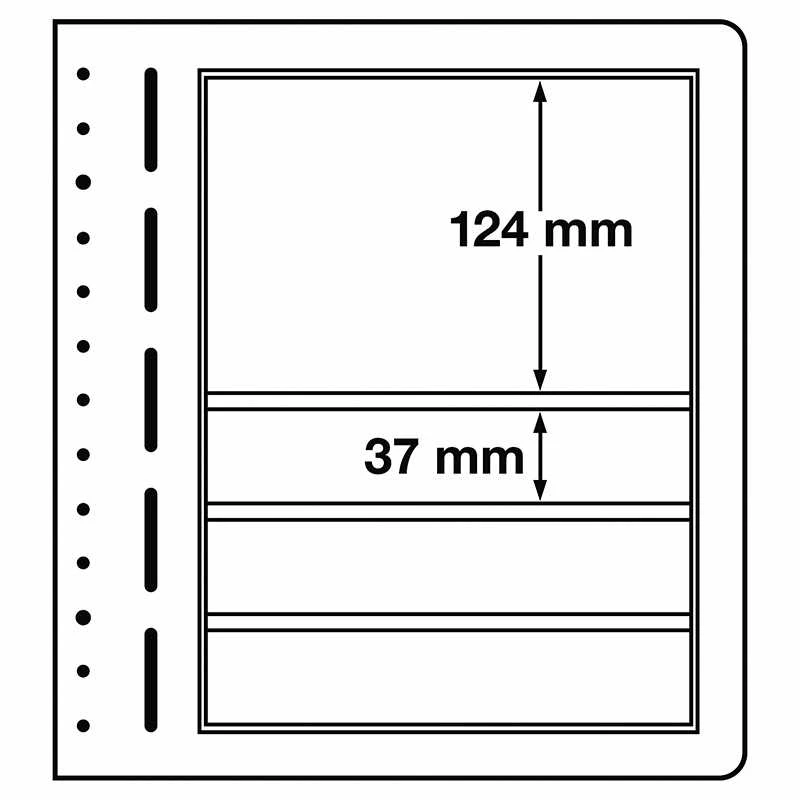 Filateliniai lapai Lighthouse "LB" (Vokietija) (LB2 Vert 100 x 293 mm.)