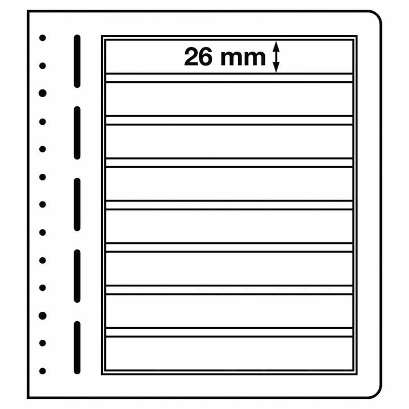 Filateliniai lapai Lighthouse "LB" (Vokietija) (LB2 Vert 100 x 293 mm.)