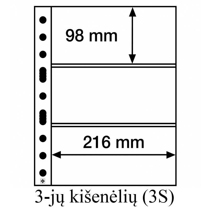 Juodo pagrindo Įmautės "Grande" albumui (Vokietija) (4-ių kitšenėlių (4S))