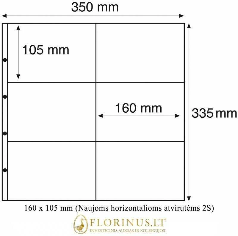 Įmautės atvirutėms Maximum (Juodo pagrindo) (Vokietija) (95 x 145 mm (Senoms portretinėms atvirutėms 6S))