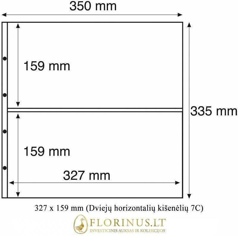 Įmautės atvirutėms Maximum (Skaidrios) (Vokietija) (95 x 145 mm (Senoms portretinėms atvirutėms 6C))