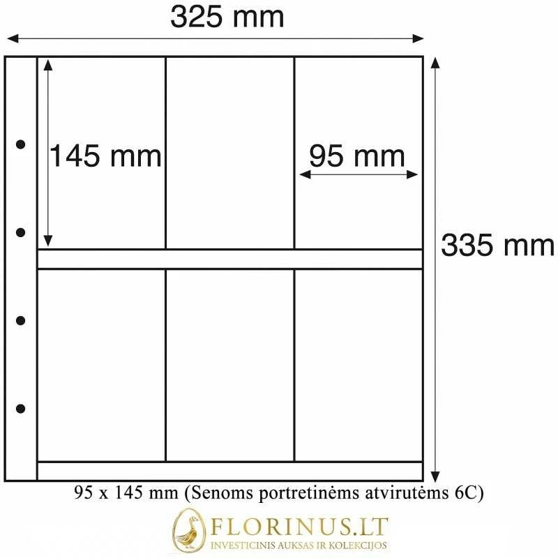 Įmautės atvirutėms Maximum (Skaidrios) (Vokietija) (327 x 329 mm (Atidaroma per viršų 1C))