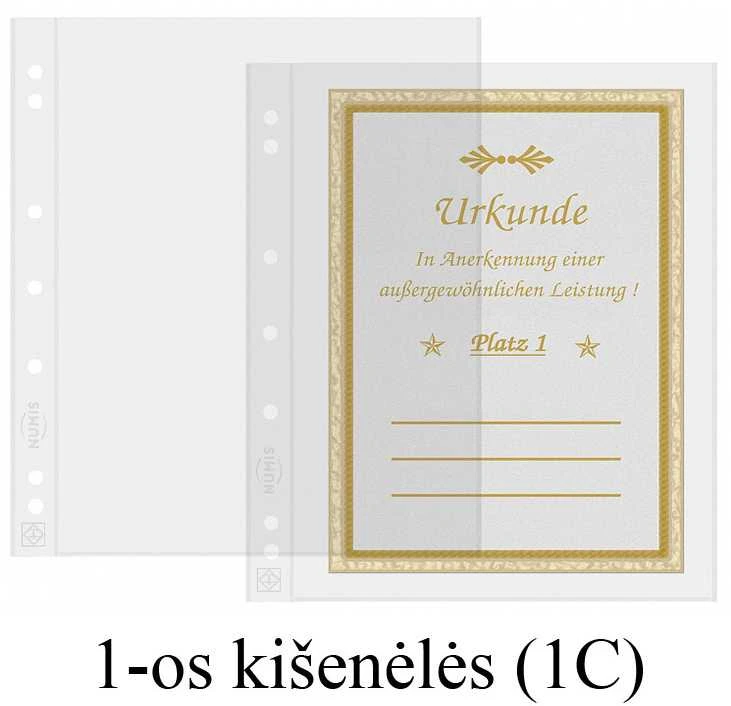 Įmautės banknotams "Numis" (2-jų kišenėlių (2C))