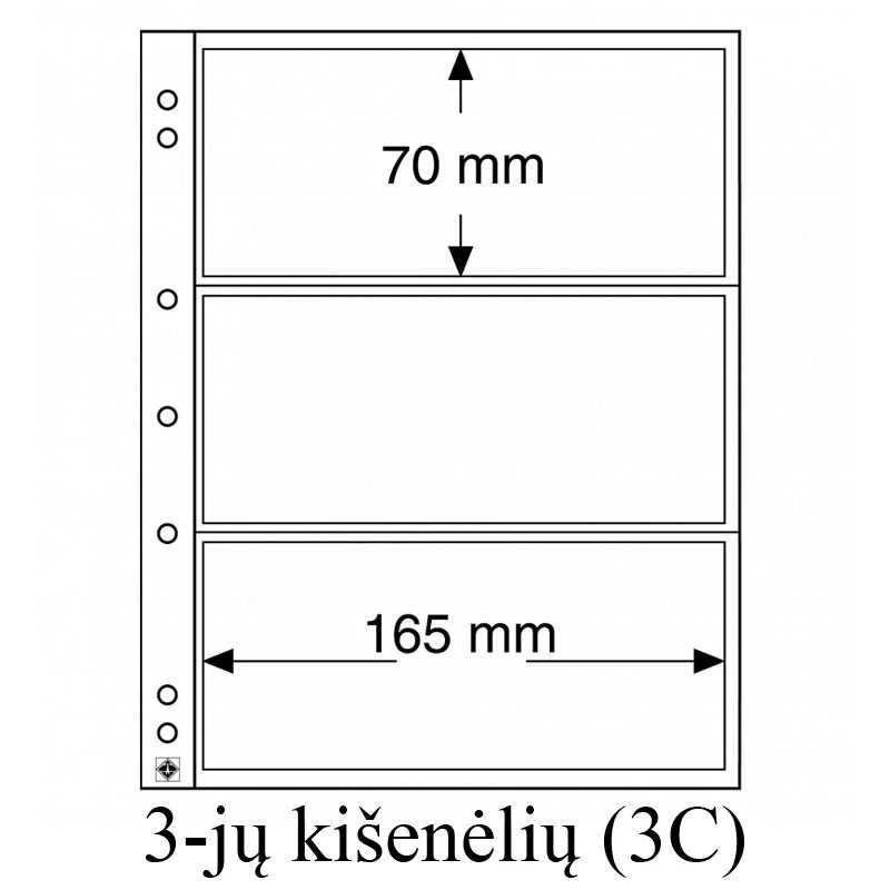 Įmautės banknotams "Numis" (2-jų kišenėlių (2C))