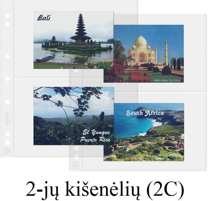 Įmautės banknotams "Numis" (2-jų kišenėlių (2C))