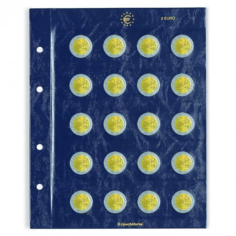 Įmautės euro rinkiniams ir 2 eur monetoms "Vista" (Vokietija) (Vokietijos 10, 20 ir 25 eurų monetoms)