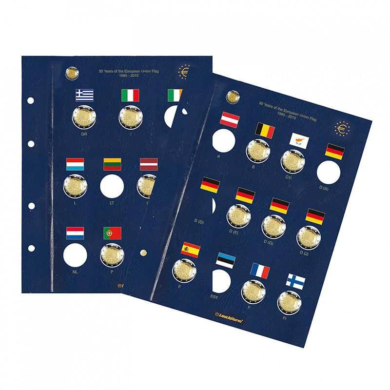 Įmautės euro rinkiniams ir 2 eur monetoms "Vista" (Vokietija) (ES Vėliavos 30-mečio 2 eurų monetoms)