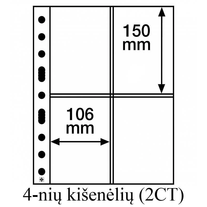 Įmautės "Grande" (9-ių kišenėlių (3/3C) Kortoms)