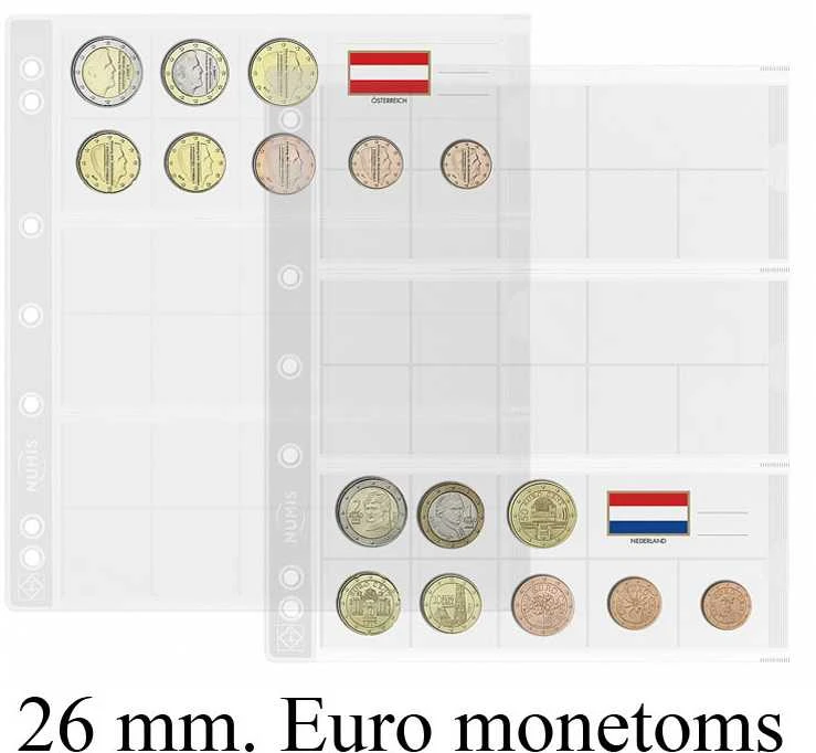 Įmautės monetoms "Numis" (55 mm)