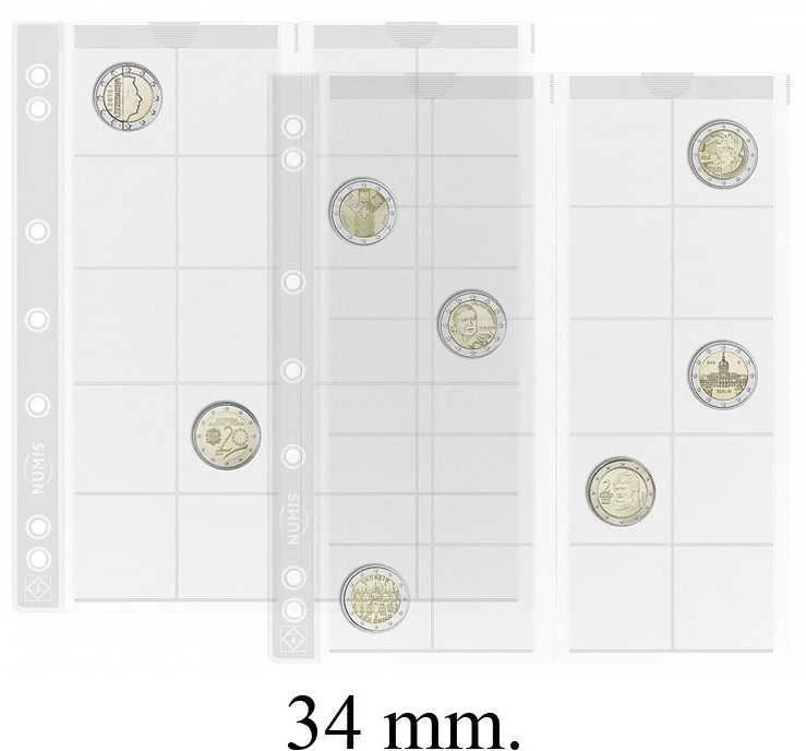 Įmautės monetoms "Numis" (55 mm)