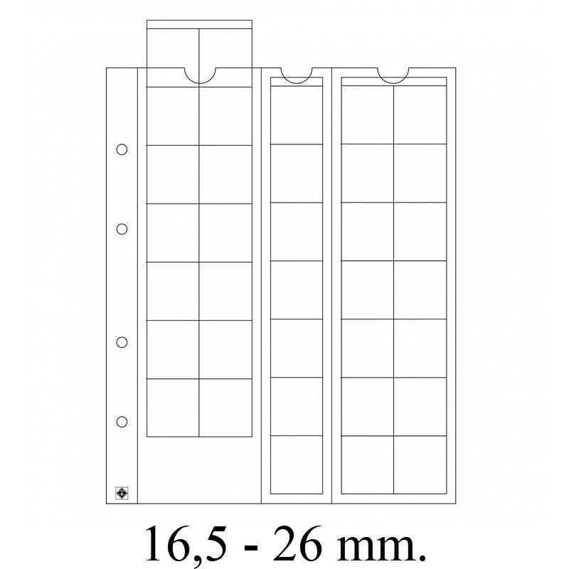 Įmautės monetoms "Optima" (34 mm.)