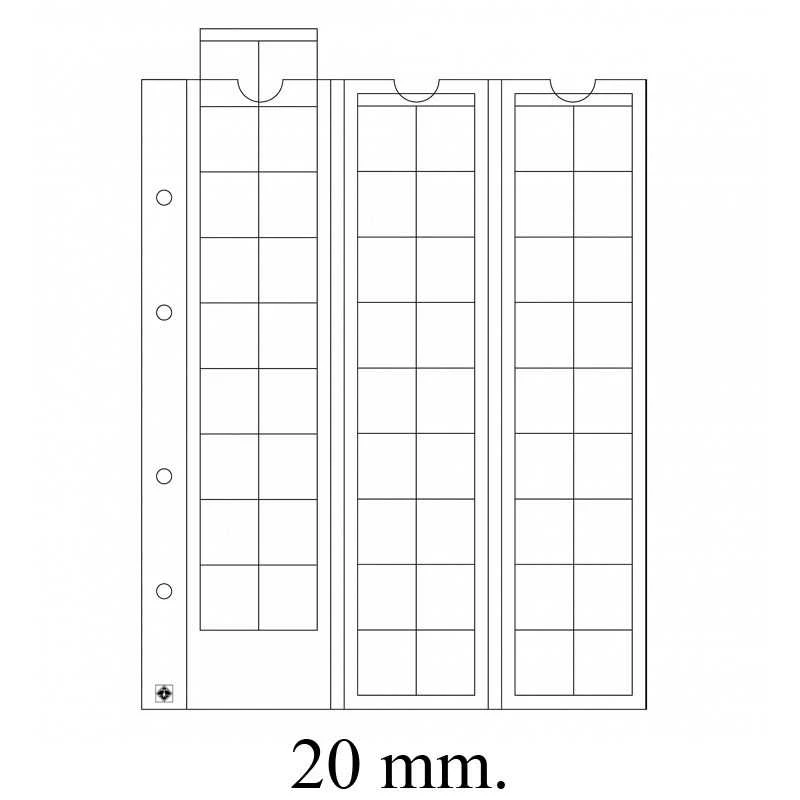 Įmautės monetoms "Optima" (42 mm.)