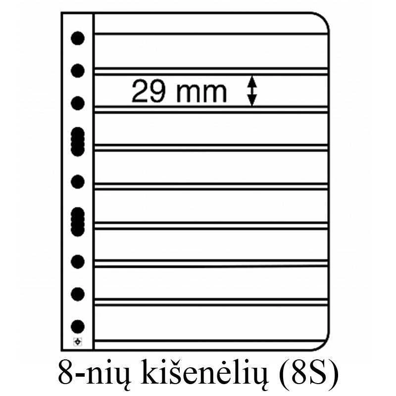 Įmautės "Vario" (Dvipusės) (2-jų kišenėlių įmautė (2S))