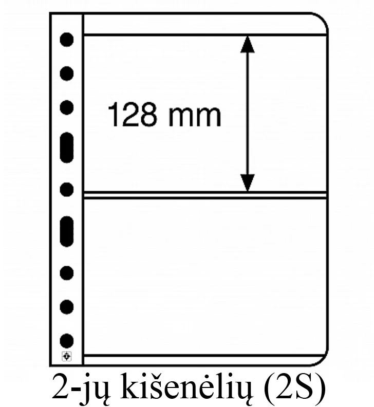 Įmautės "Vario" (Dvipusės) (5-ių kišenėlių įmautė (5S))
