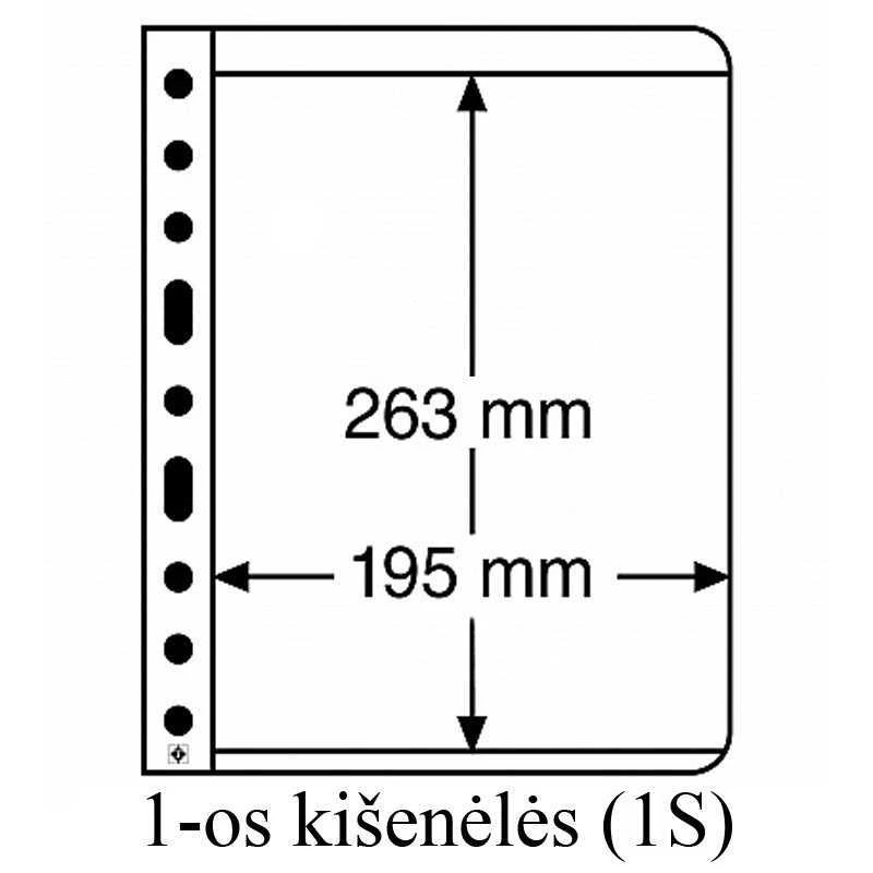 Įmautės "Vario" (Dvipusės) (2-jų kišenėlių įmautė (2S))