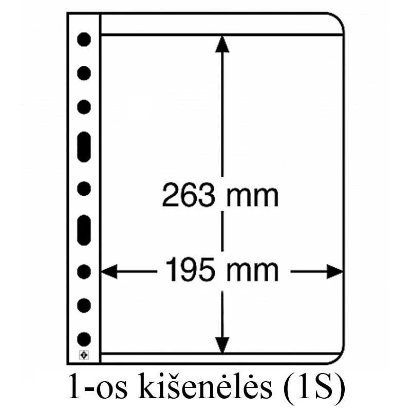 Įmautės "Vario" (Dvipusės) (8-ių kišenėlių įmautė (8S))