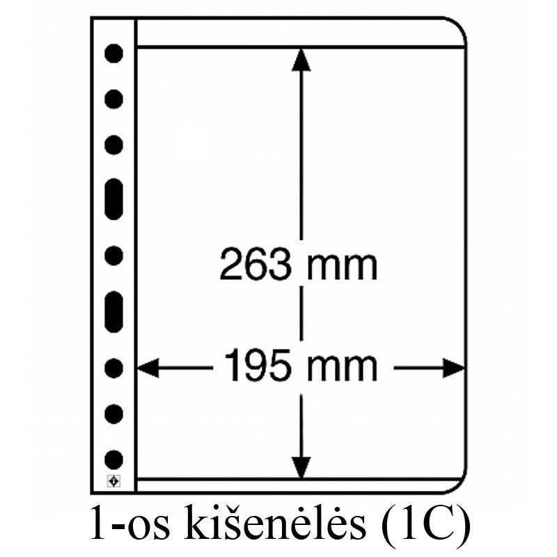 Įmautės Vario (Skaidrios) (3-jų kišenėlių (3C))