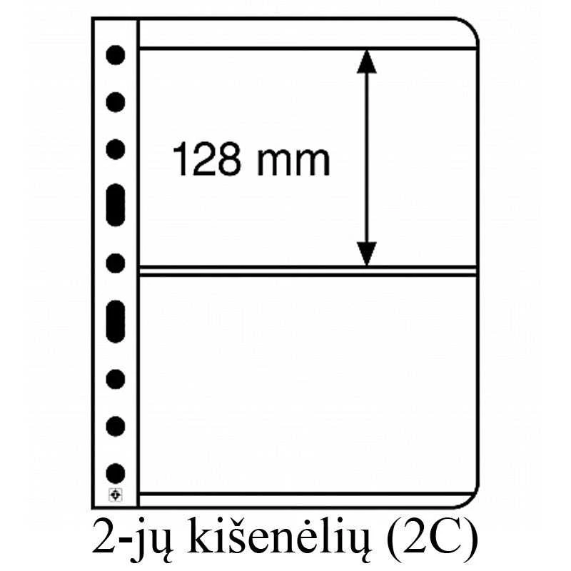 Įmautės Vario (Skaidrios) (8-ių kišenėlių (4VC) BU kortelėms)