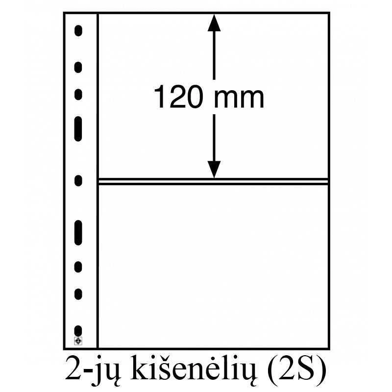 Juodo pagrindo įmautės "Optima" (Vokietija) (1-nos kišenėlės (1S))