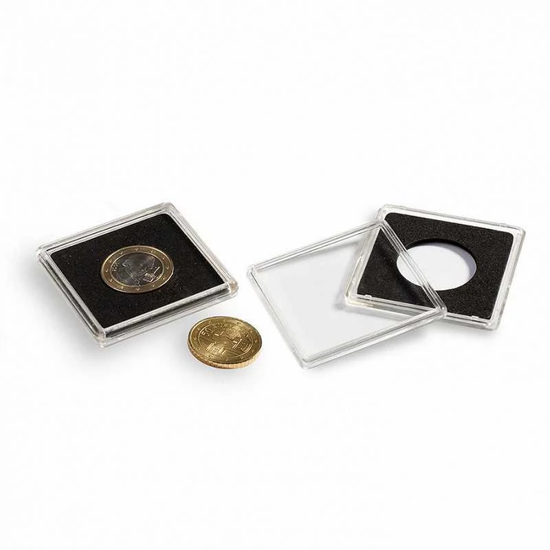 Kapsulės monetoms "Quadrum" (10 - 41 mm) (Vokietija) (37 mm)