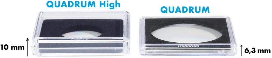 Kapsulės monetoms Quadrum High (Vokietija) (39 mm)