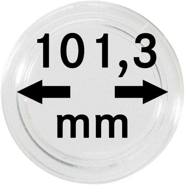 Kapsulės nestandartinio dydžio monetoms (Diametras Ø 120 mm./Briauna 9,2 mm.)