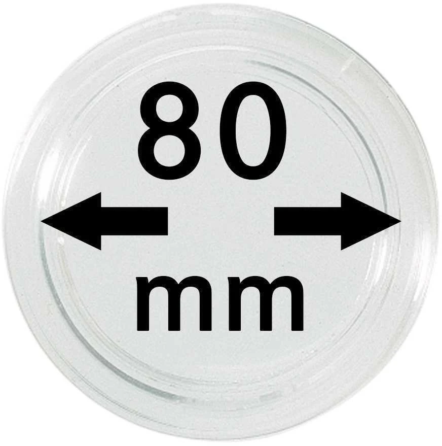 Kapsulės nestandartinio dydžio monetoms (Diametras Ø 38,7 mm./Briauna 6mm. 2 oz. sidabrinėms monetoms)
