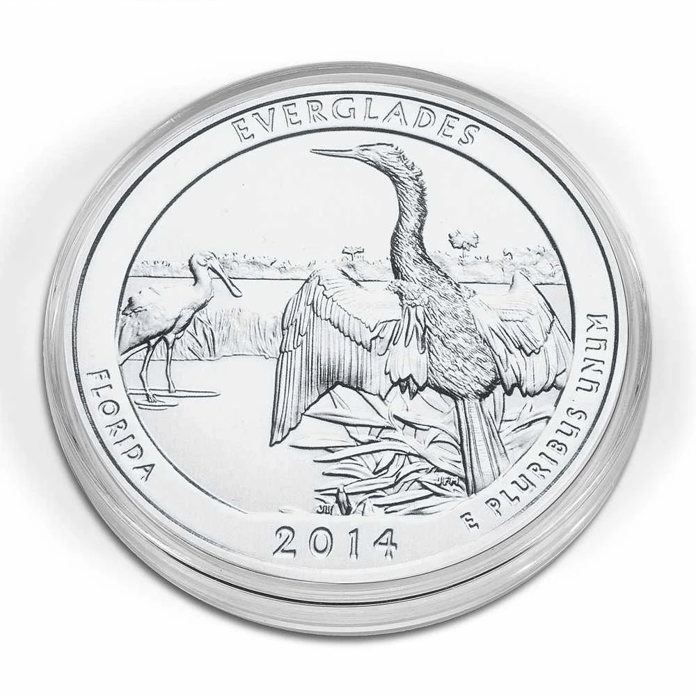 Kapsulės nestandartinio dydžio monetoms (Diametras Ø 38,7 mm./Briauna 6mm. 2 oz. sidabrinėms monetoms)