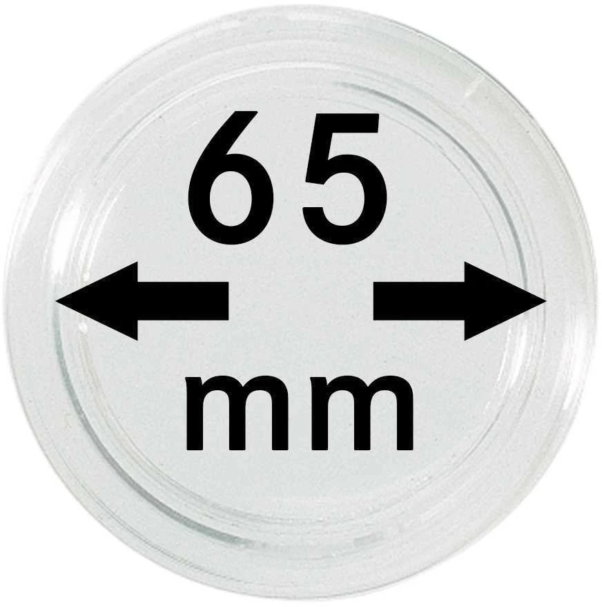 Kapsulės nestandartinio dydžio monetoms (Diametras Ø 38,7 mm./Briauna 6mm. 2 oz. sidabrinėms monetoms)