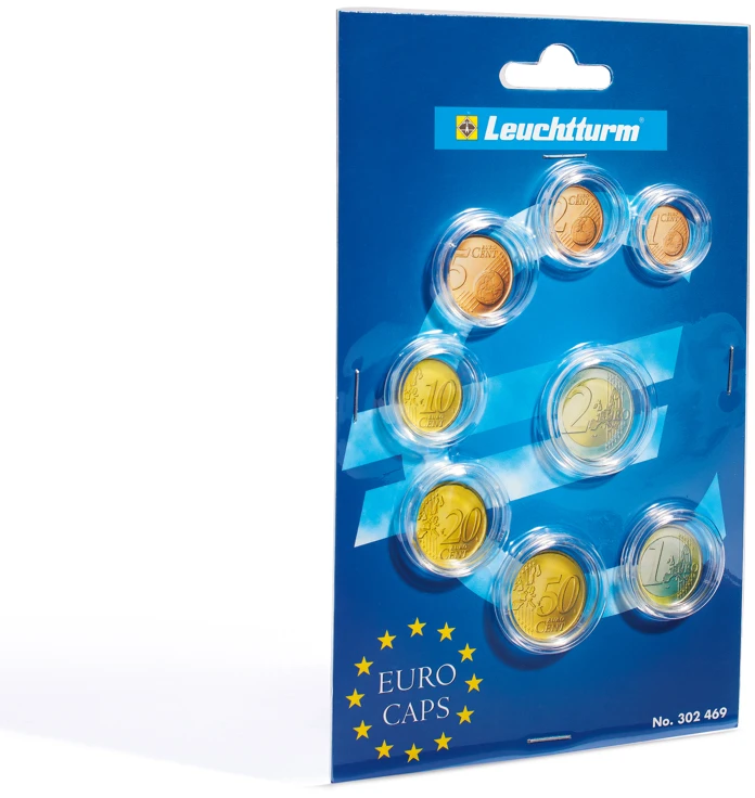 Kapsulės vienam eurų monetų rinkiniui