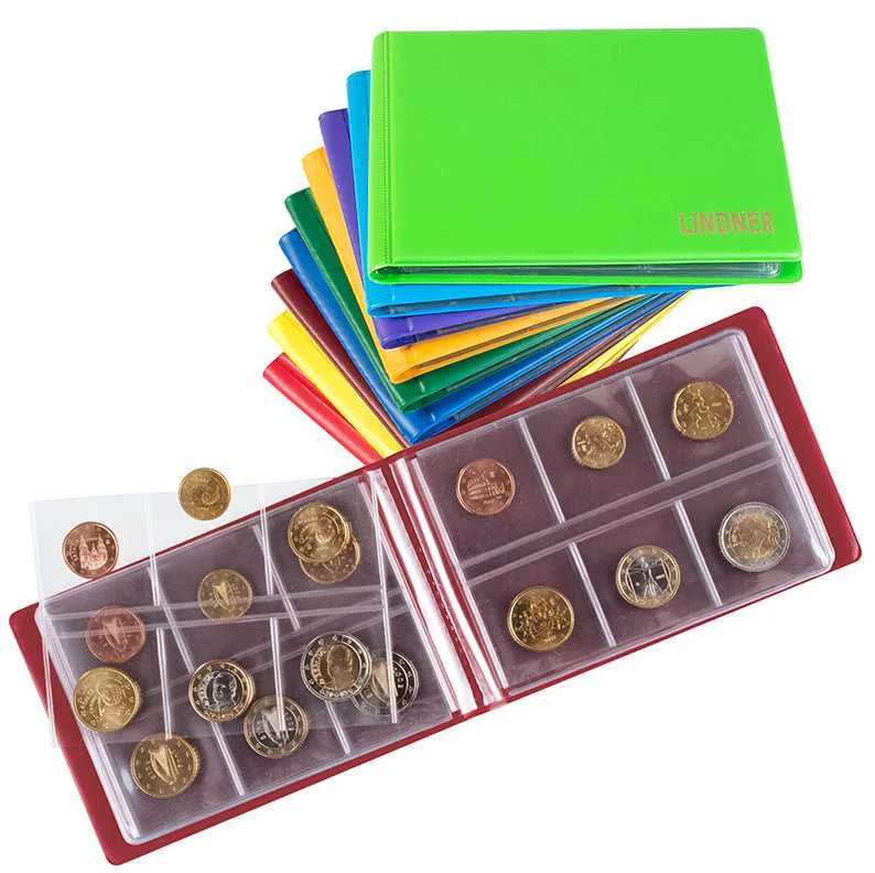 Kišeninis monetų albumas Perfect Coins (Vokietija) (Šviesiai žalia)